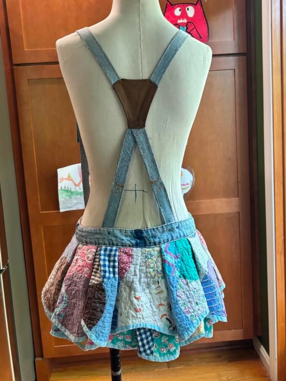 Handmade quilt belt bag